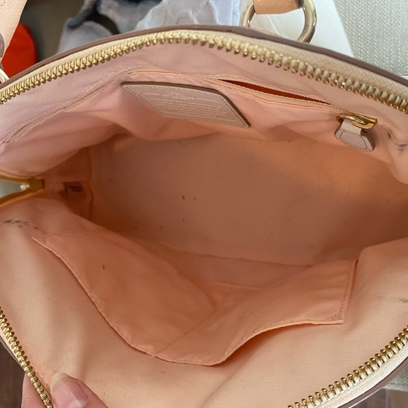 Coach top handle handbag with crossbody strap - Picture 3 of 4